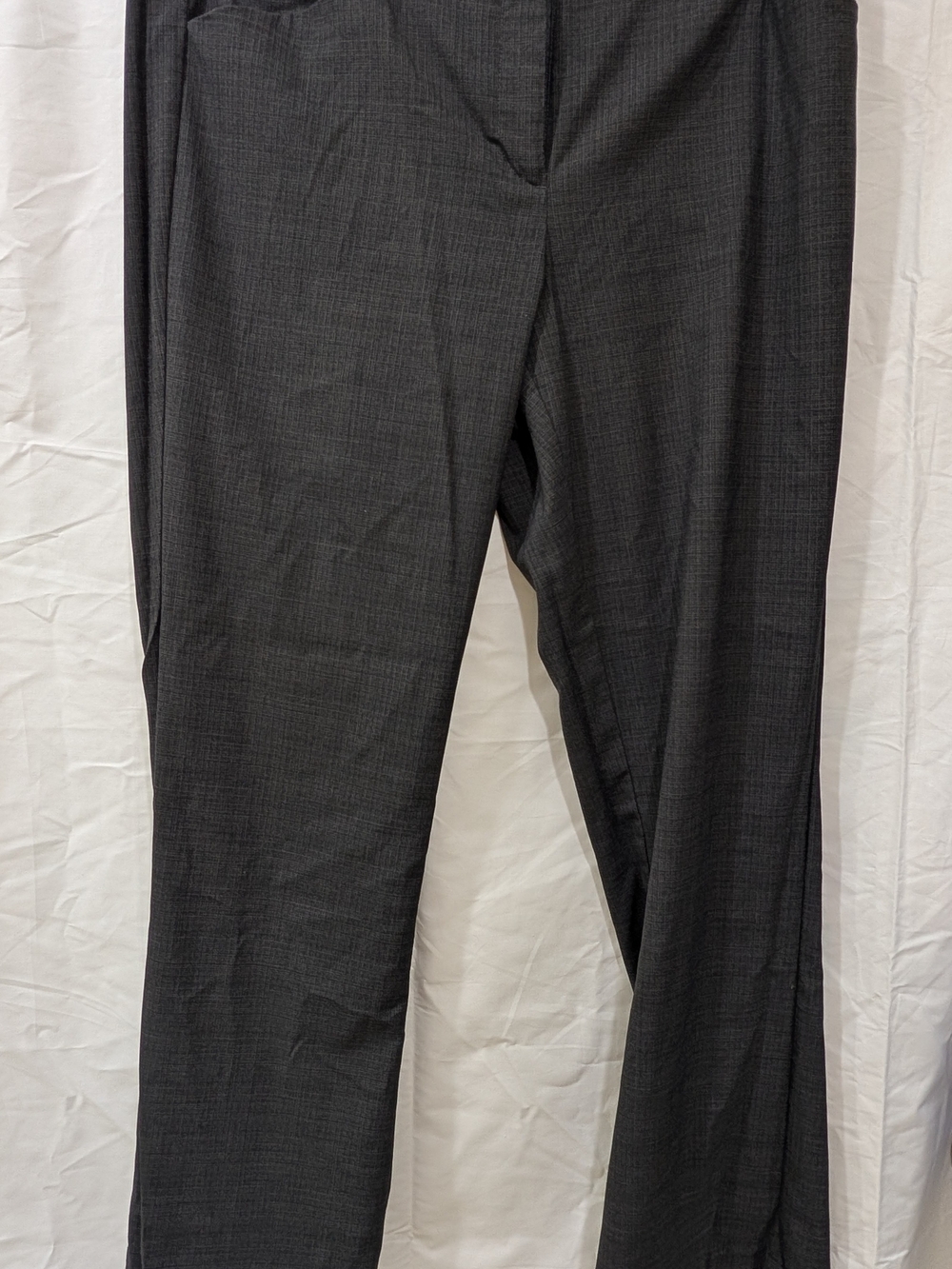 New York & Company 7th Avenue Stretch Charcoal Dress Pants 16 Tall